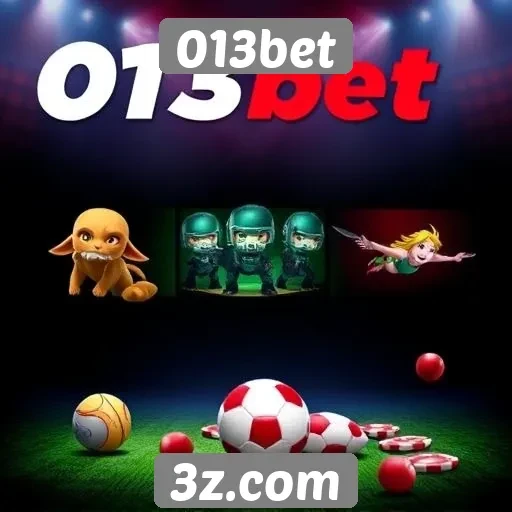 Variedade de jogos disponíveis na 013bet